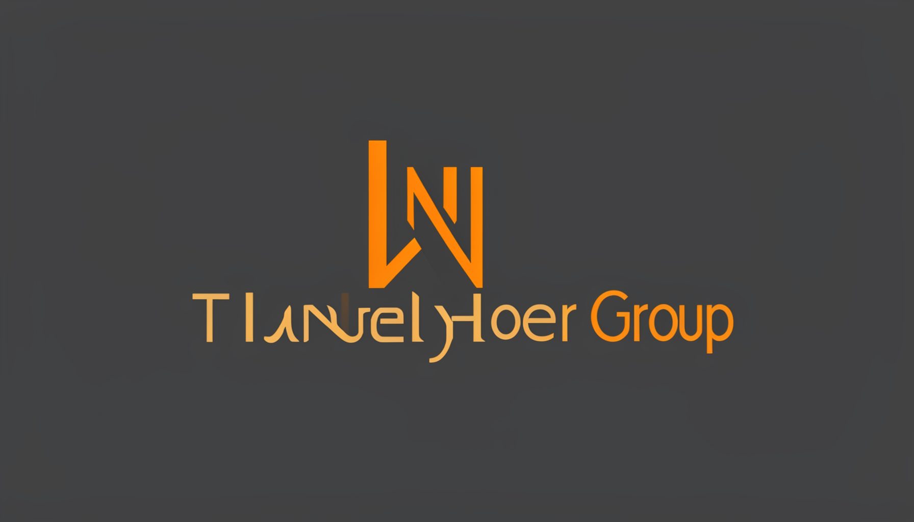 Hanley Harper Group logo mark in dark charcoal and warm orange, clean and institutional